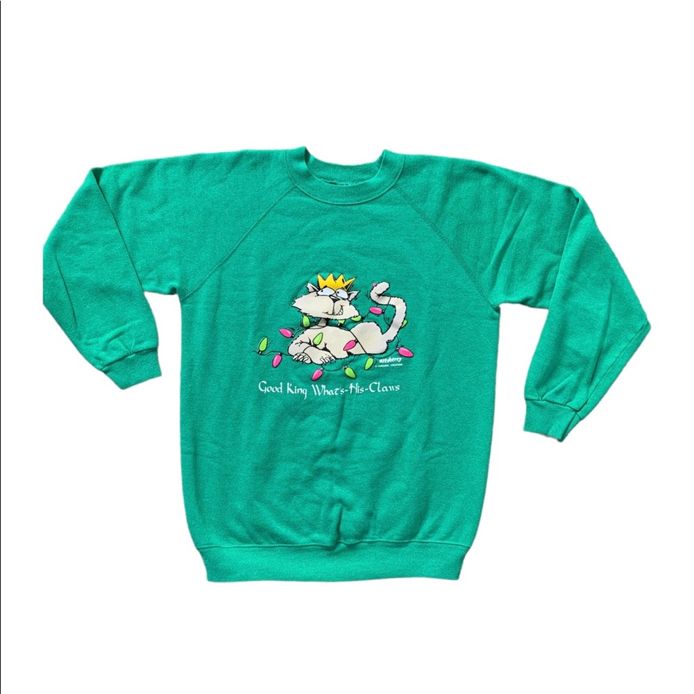 Green crewneck